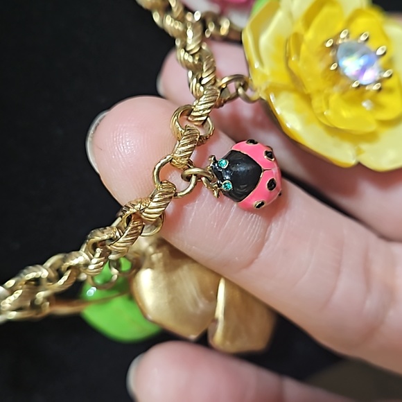 Vintage Betsy Johnson Garden Party necklace. ⁶ - Picture 4 of 8